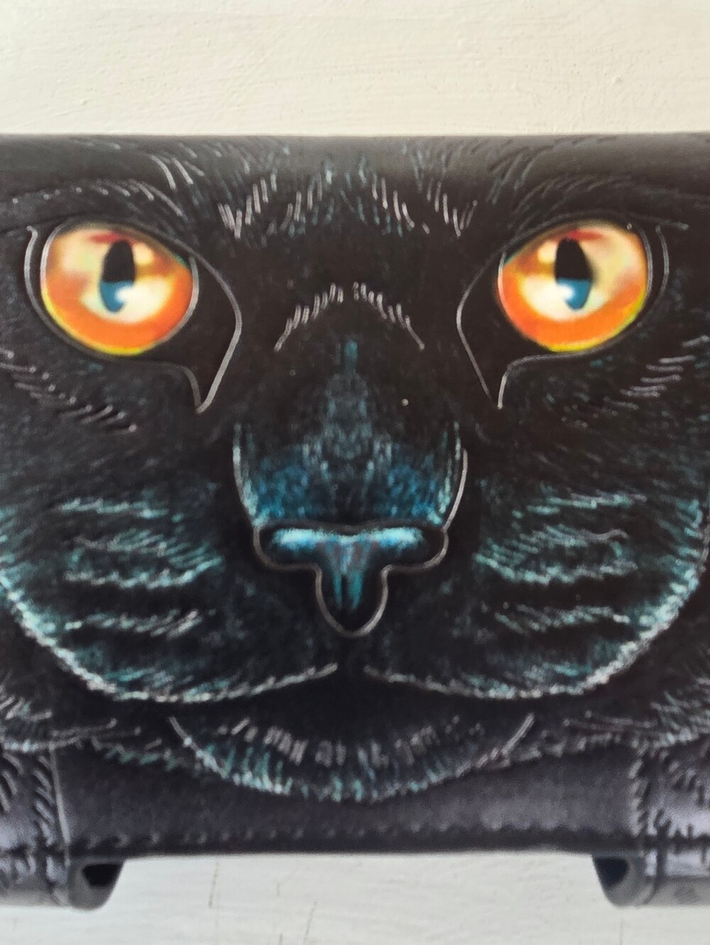 New Laura Parker 3D Black Cat Wallet - Picture 11 of 11